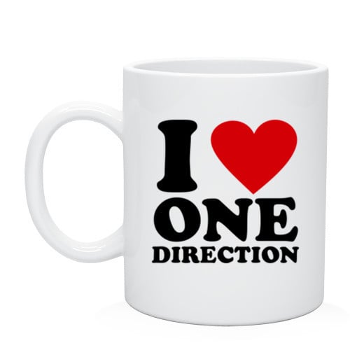Чашка GeekLand I love one direction 330 мл
