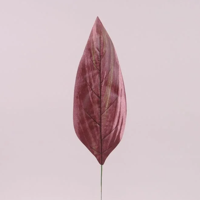 Лист Геликонии Flora 12 шт. Бордовый (72880)