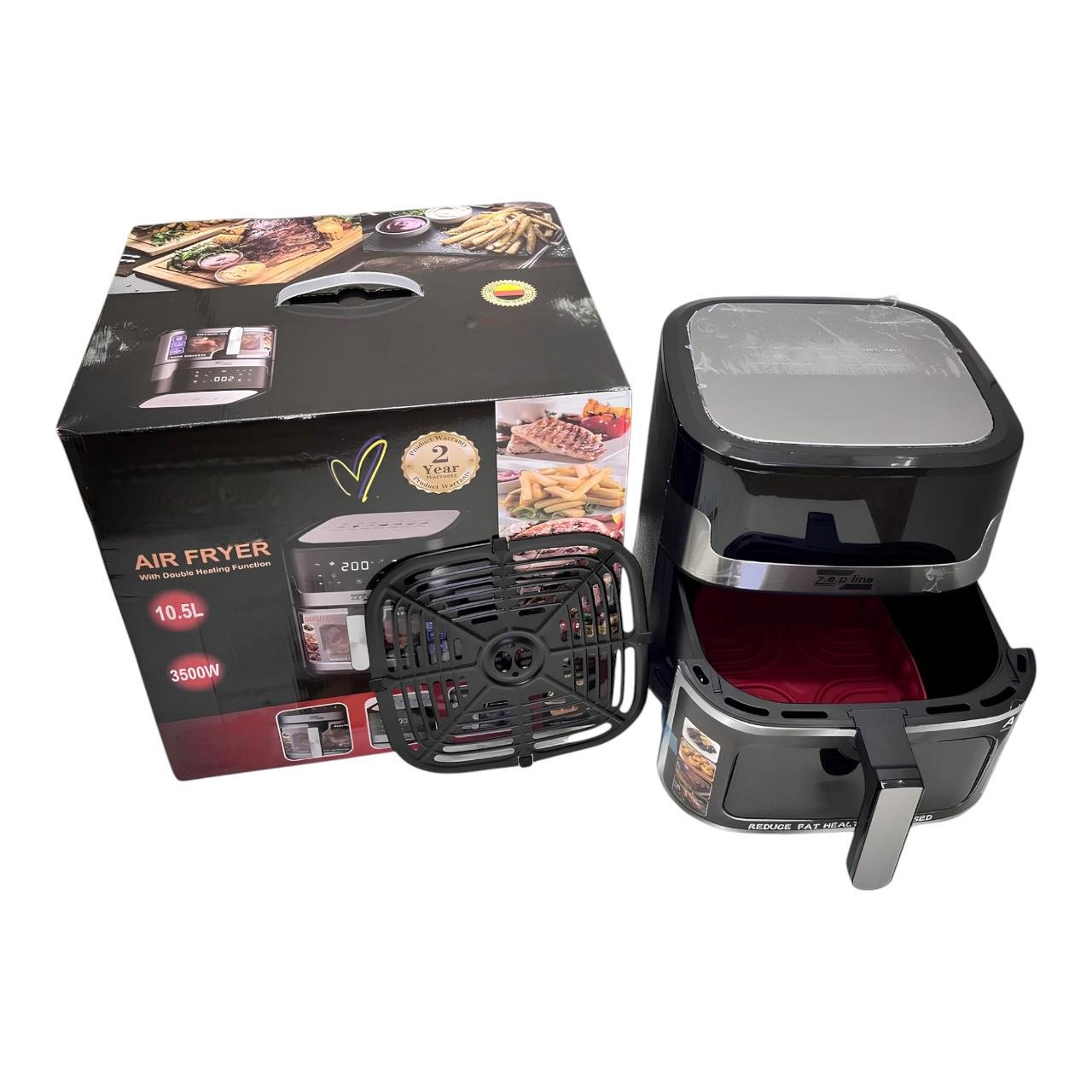 Аерогриль-фритюрниця для дому Zepline ZP-109A з терморегулятором та 8 автоматичними програмами 3500 Вт 10,5 л (є291) - фото 7