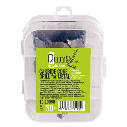 Сверло корончатое твердосплавное Alloid по металлу 50 мм (TS-20050) - фото 4 Сверло корончатое твердосплавное Alloid по металлу 50 мм (TS-20050) - фото 4