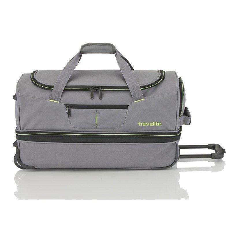 Сумка дорожная на 2 колесах Travelite Basics L 98/119 л Grey (TL096276-04)