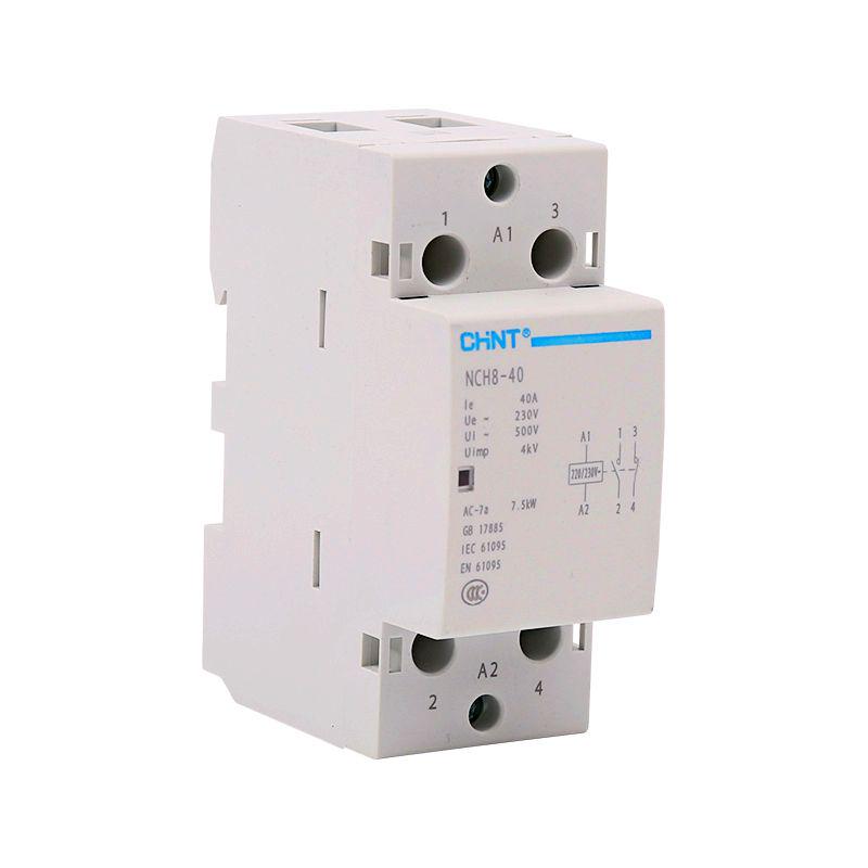 Контактор модульний CHINT NCH8-40/11 2P 40A 1NO+1NC 230V (256083)