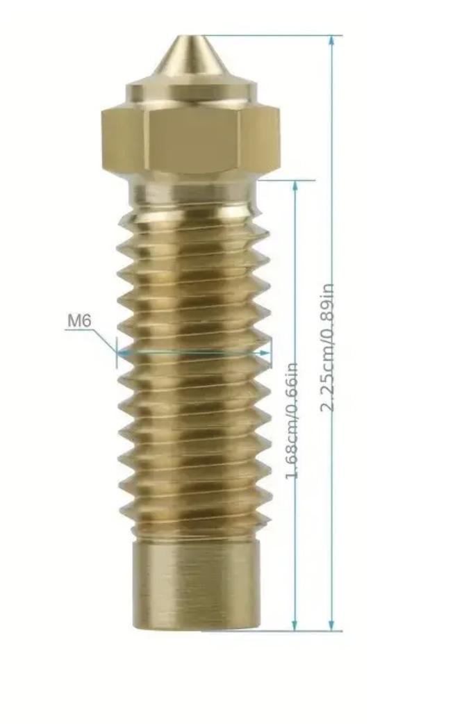 Сопло Elegoo для 3D-принтеров Neptune 4 Plus/4 Max из латуни 0,2 мм (UA3D380-0.2) - фото 2 Сопло Elegoo для 3D-принтеров Neptune 4 Plus/4 Max из латуни 0,2 мм (UA3D380-0.2) - фото 2