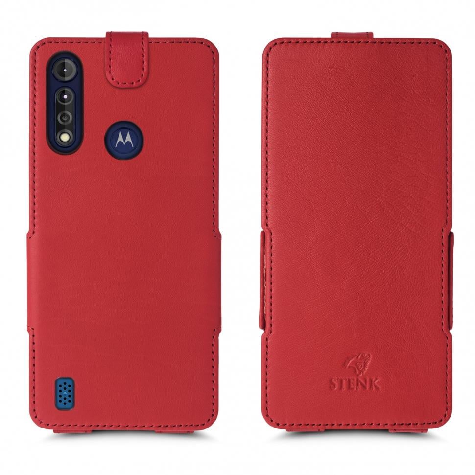 Чехол флип Stenk Prime для Motorola Moto G8 Power Lite Красный (66668)