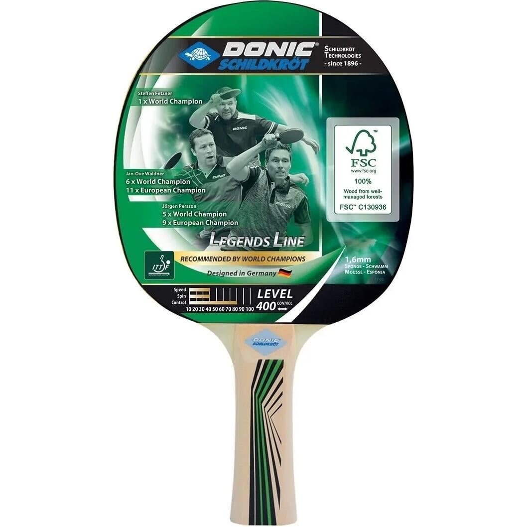 Ракетка для настольного тенниса Donic LEGENDS 400 FSC Светло-коричневый (705241)