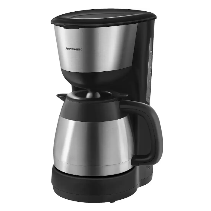 Кофемашина с фильтром Hanseatic HCM9001TJSD для дома 1 л 900 Вт (HCM9001TJSD) Кофемашина с фильтром Hanseatic HCM9001TJSD для дома 1 л 900 Вт (HCM9001TJSD)