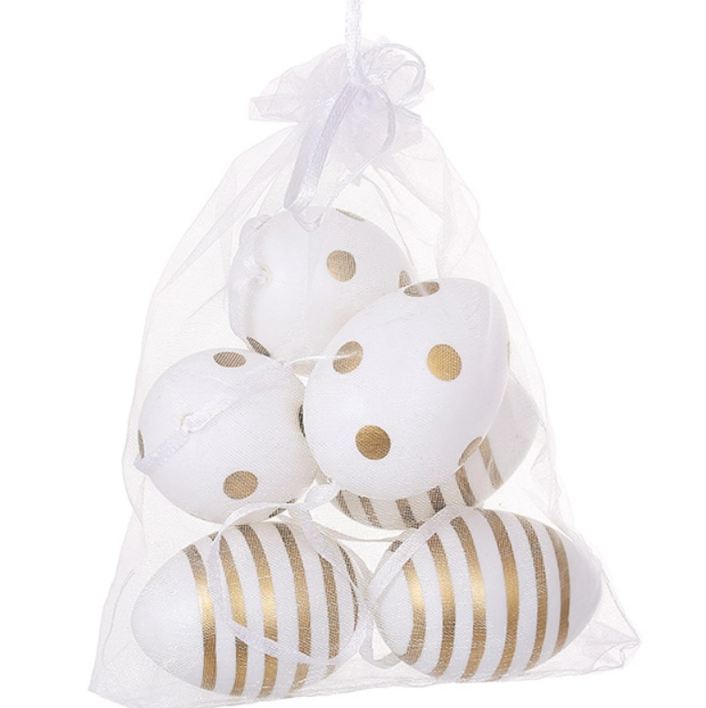 Набор пасхальных украшений на подвесе Писанка 6 шт. (42357)