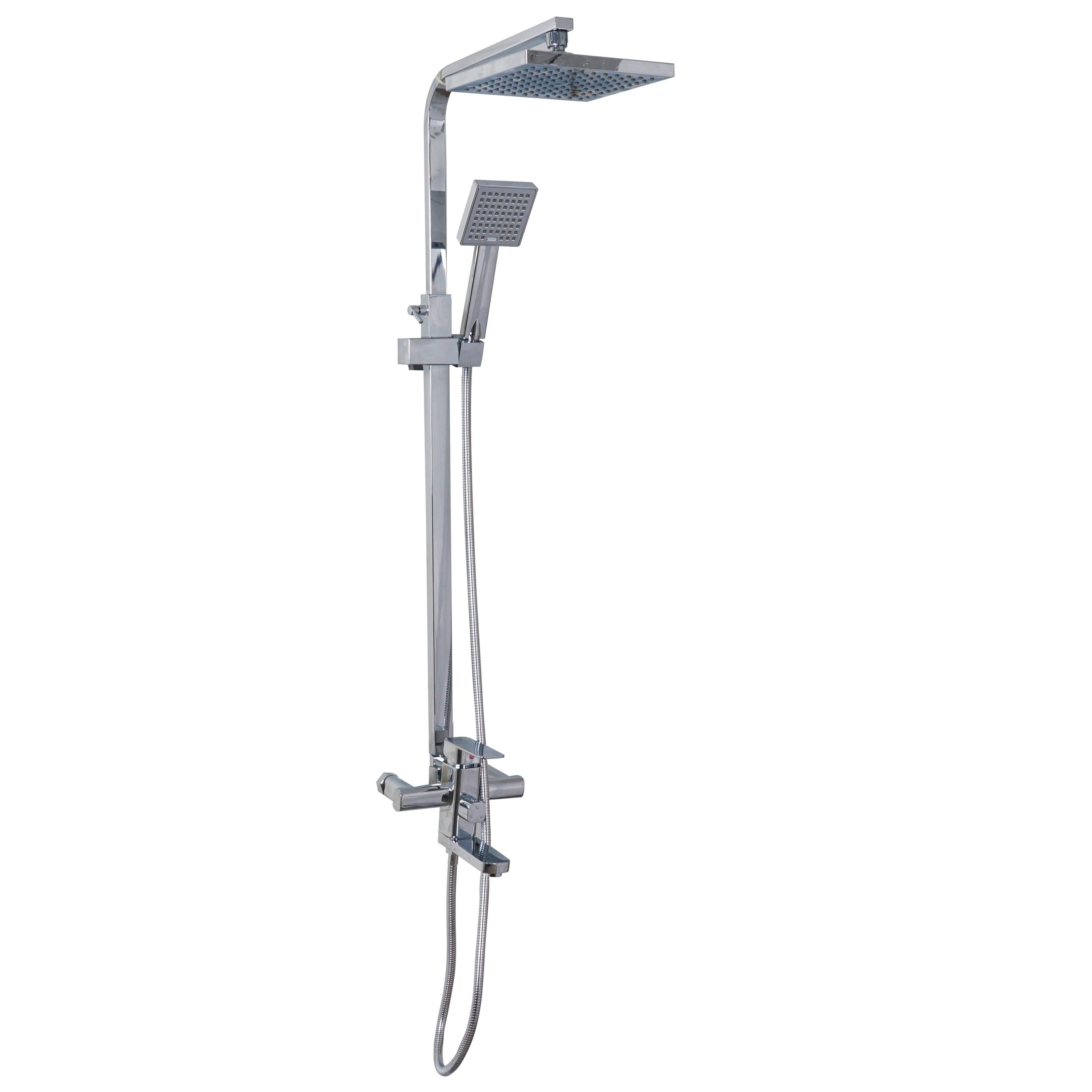 Душевая система со смесителем Platinum SH11 PLS-A34783 Хром (158408) Душевая система со смесителем Platinum SH11 PLS-A34783 Хром (158408)