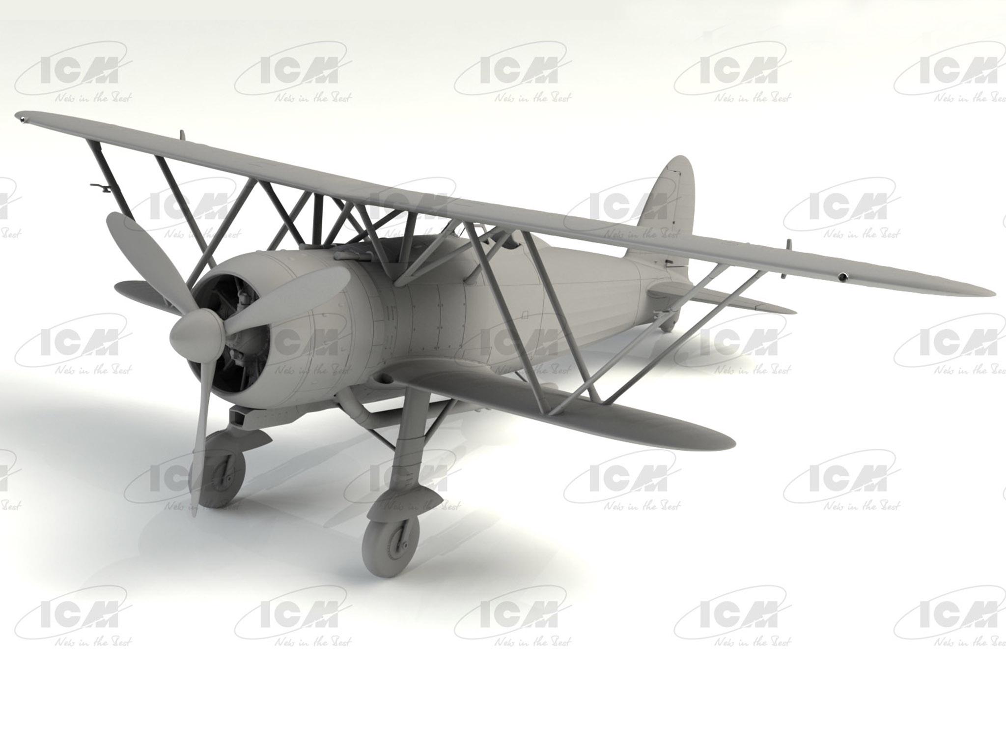 Сборная модель ICM CR. 42 Falco с итальянскими пилотами в тропической униформе (32025) - фото 11