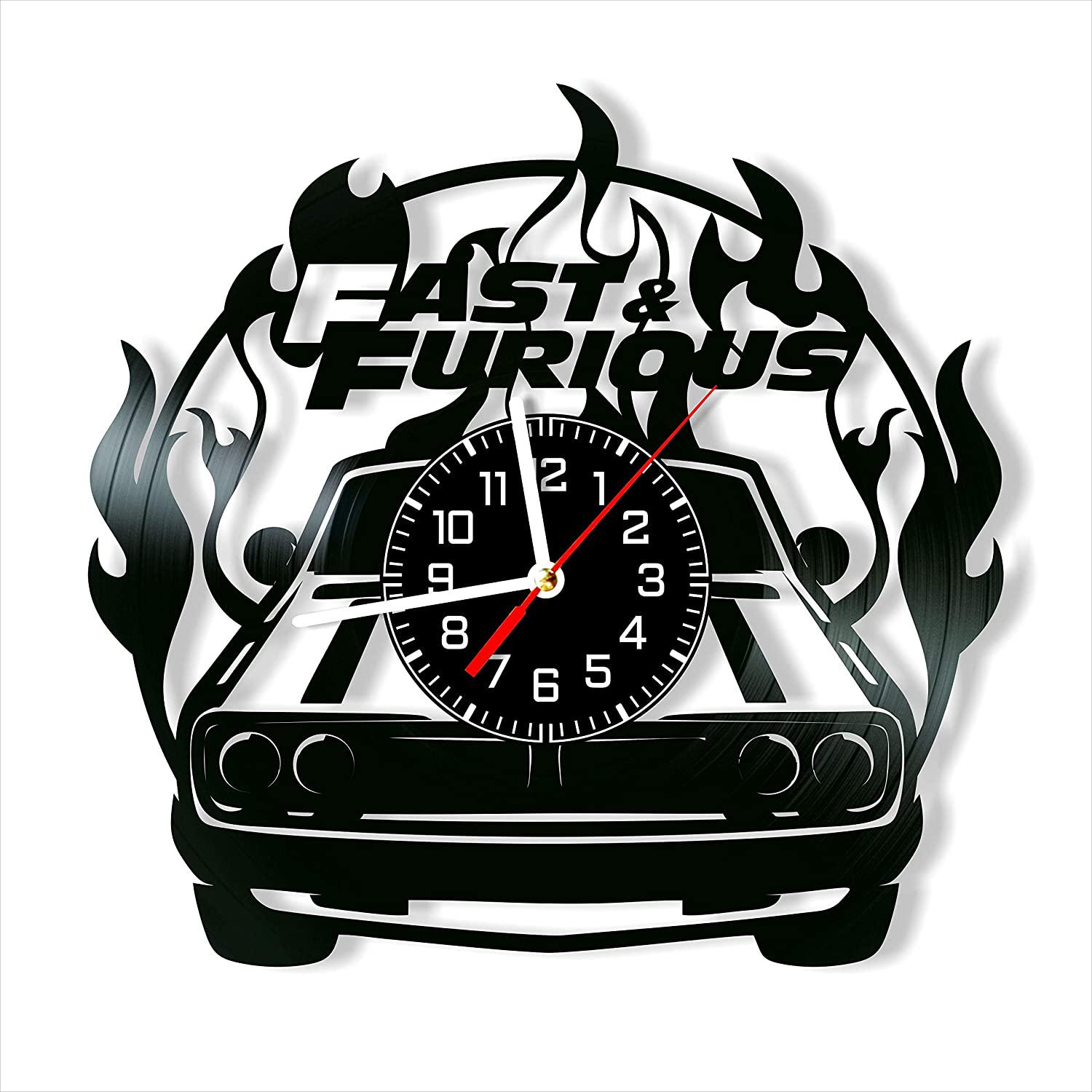 Часы настенные Форсаж 2066 из виниловой пластинки