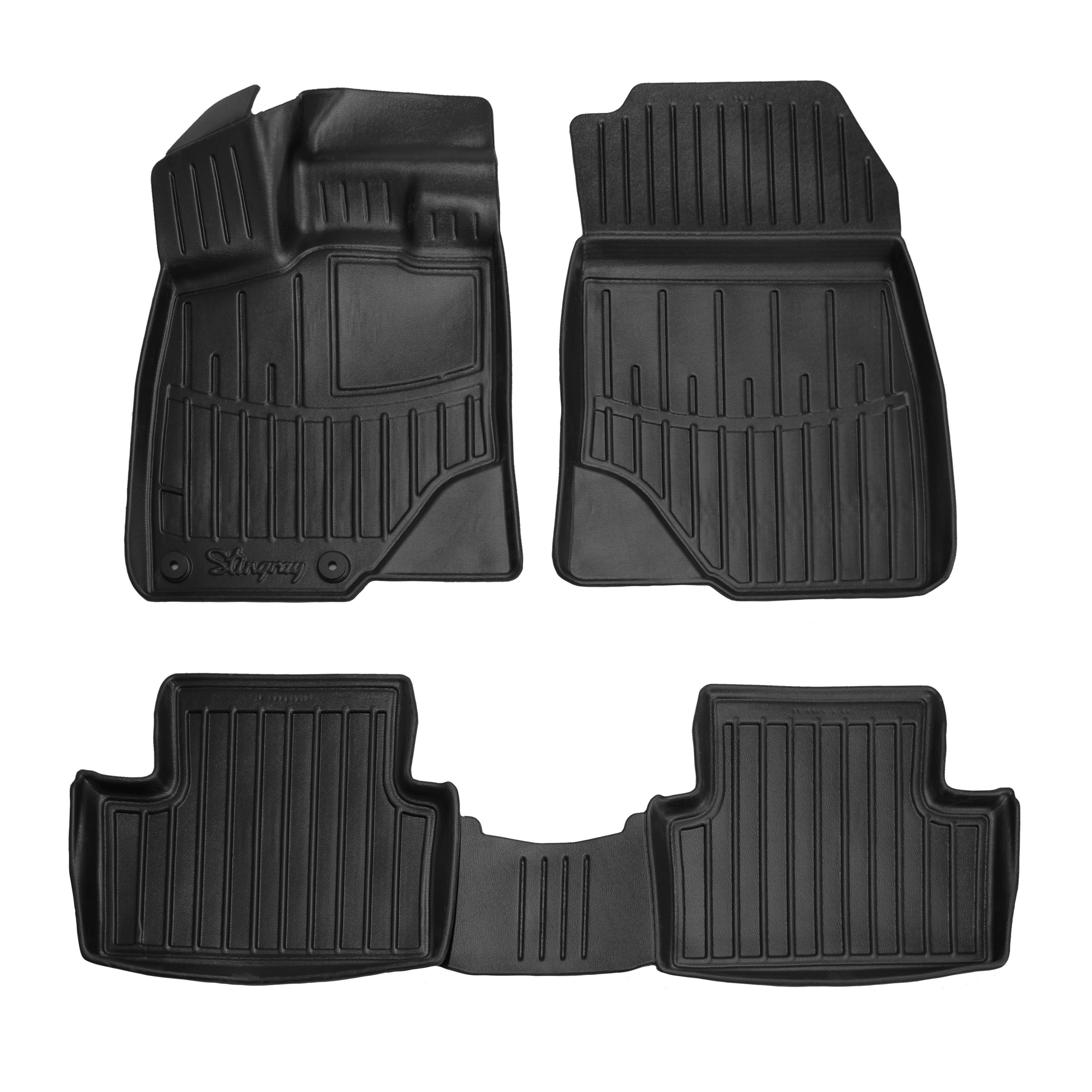 Коврики Stingray 3D для Peugeot 3008 2024- рр. полиуретан 4 шт. Черный (158368)