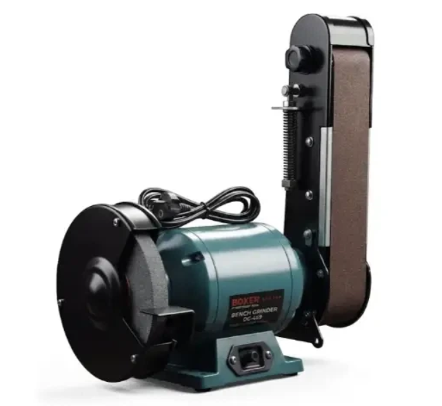 Верстат заточний Boxer BX402 1500 Вт 2980 об/хв круг 150 мм стрічка 50х686 мм Верстат заточний Boxer BX402 1500 Вт 2980 об/хв круг 150 мм стрічка 50х686 мм