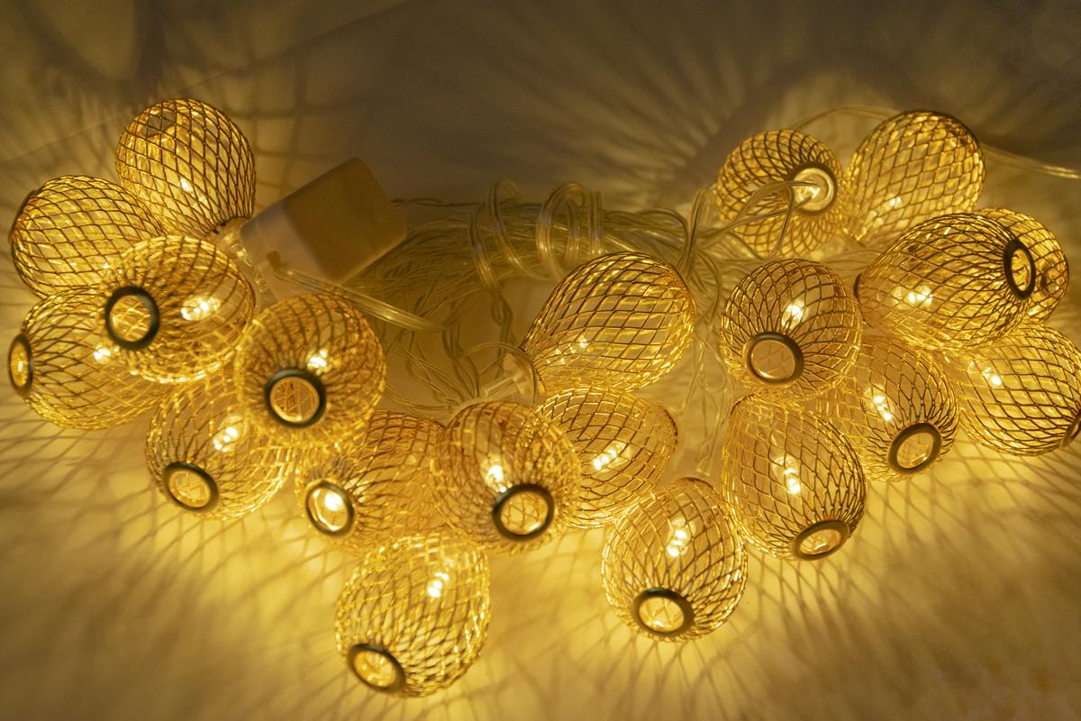 Светодиодная гирлянда Xmas 20 LED 4 м Теплый-белый (1008875-Other)