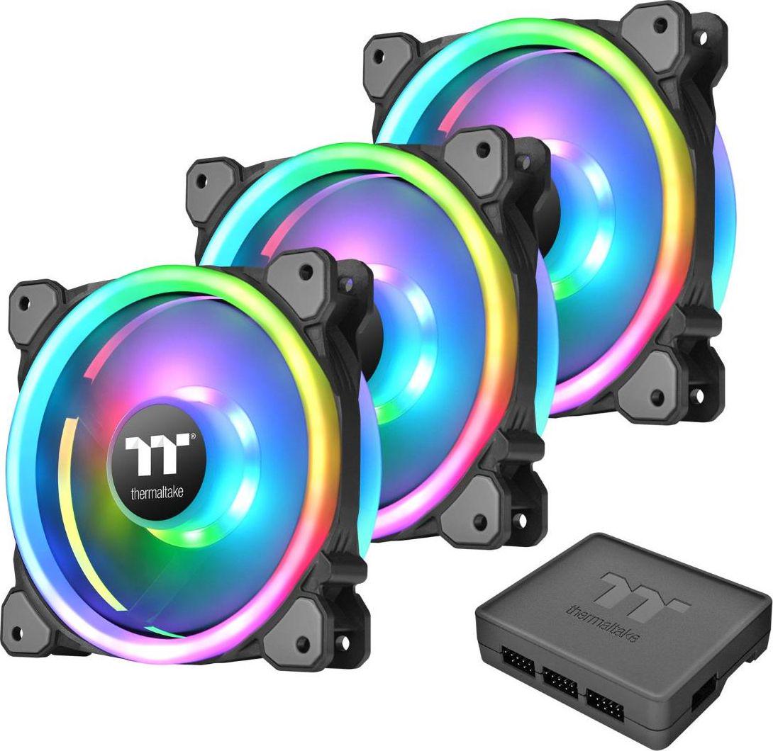 Вентилятор Thermaltake Riing Trio 12 RGB Radiator Fan TT Premium Edition 3-Fan Pack (CL-F072-PL12SW-A)