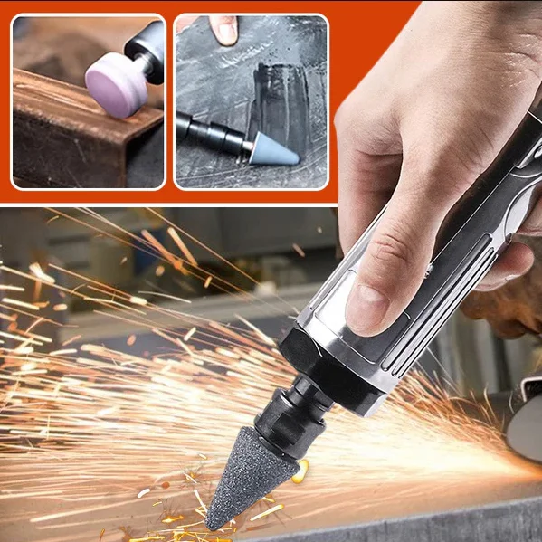 Пневмогравер AN00490 для шлифовки полировки и других задач по обработке в наборе 10 насадок (AN00490) - фото 3 Пневмогравер AN00490 для шлифовки полировки и других задач по обработке в наборе 10 насадок (AN00490) - фото 3