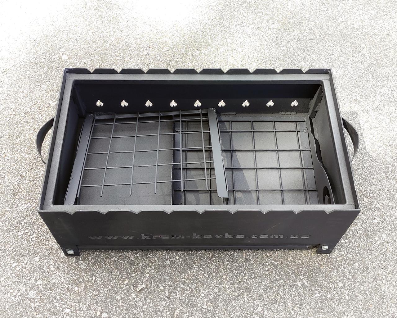 Мангал Kram-kovka зі складними ніжками Роммі та боковушками 3 мм - фото 2 Мангал Kram-kovka зі складними ніжками Роммі та боковушками 3 мм - фото 2