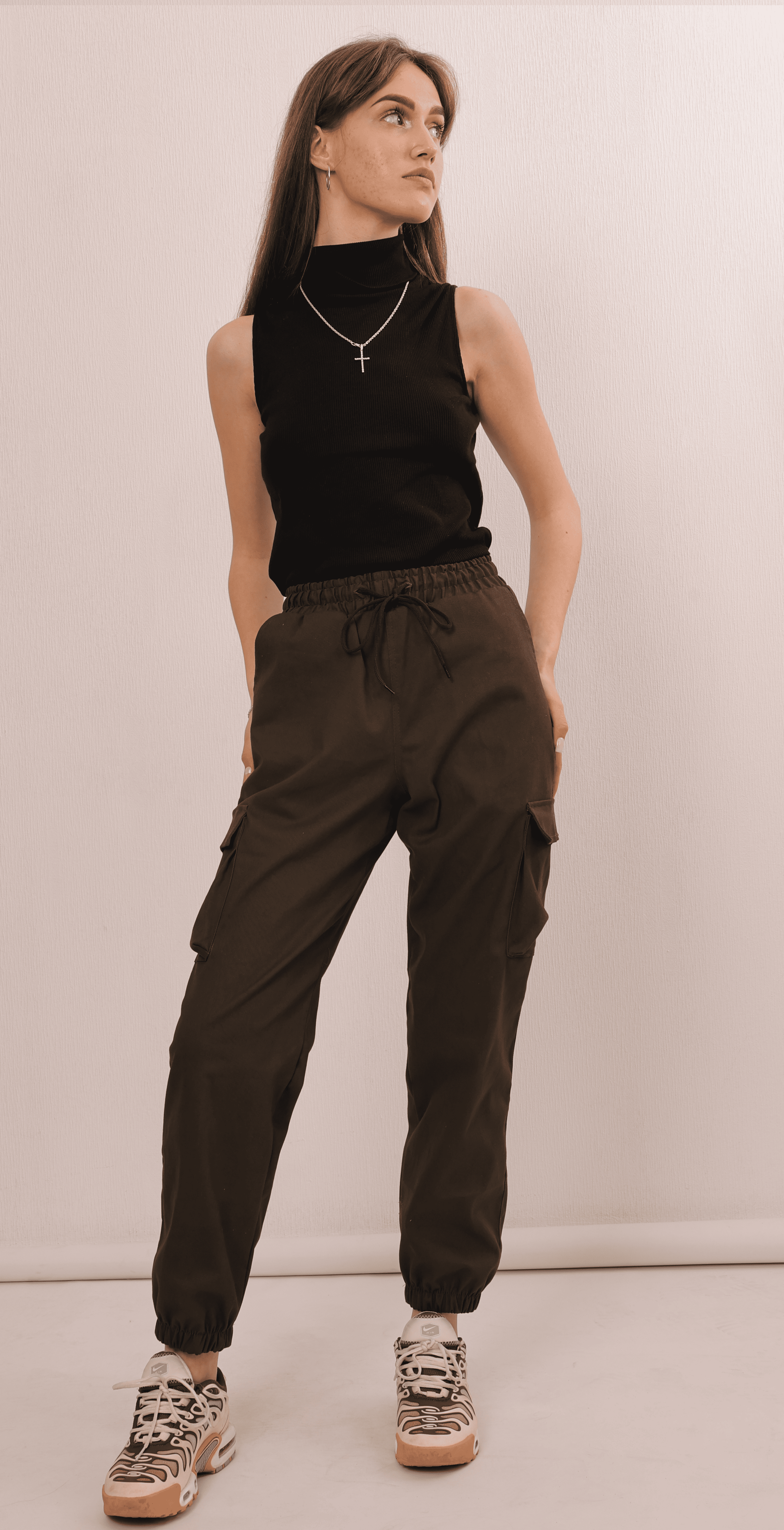 Штаны-джогеры детские на девочку демисезонные летние хлопковые р. 128 Хаки (джхакі-128д) - фото 5 Штаны-джогеры детские на девочку демисезонные летние хлопковые р. 128 Хаки (джхакі-128д) - фото 5