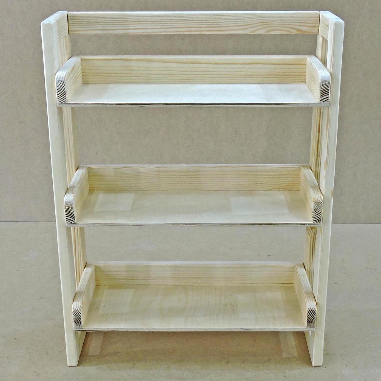 Полка для ванной из дерева Бамберг 50 Бланже (ВНП/502601)