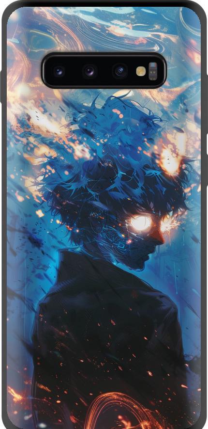 Чехол на Samsung Galaxy S10 Plus Сатору Годжо (6129b-1649-42517)