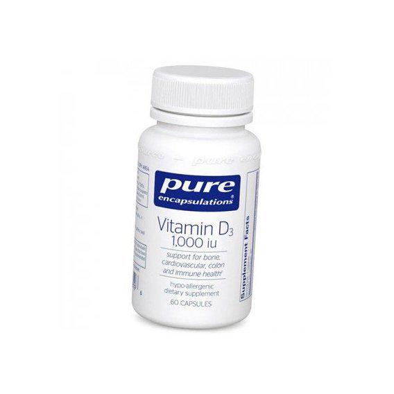 Витамин D Pure Encapsulations Vitamin D3 1,000 UI 60 Caps (PE-00819) Витамин D Pure Encapsulations Vitamin D3 1,000 UI 60 Caps (PE-00819)