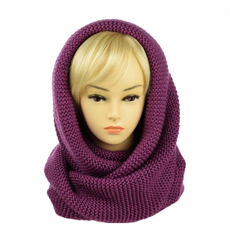 Женский снуд-хомут классический Лиловый