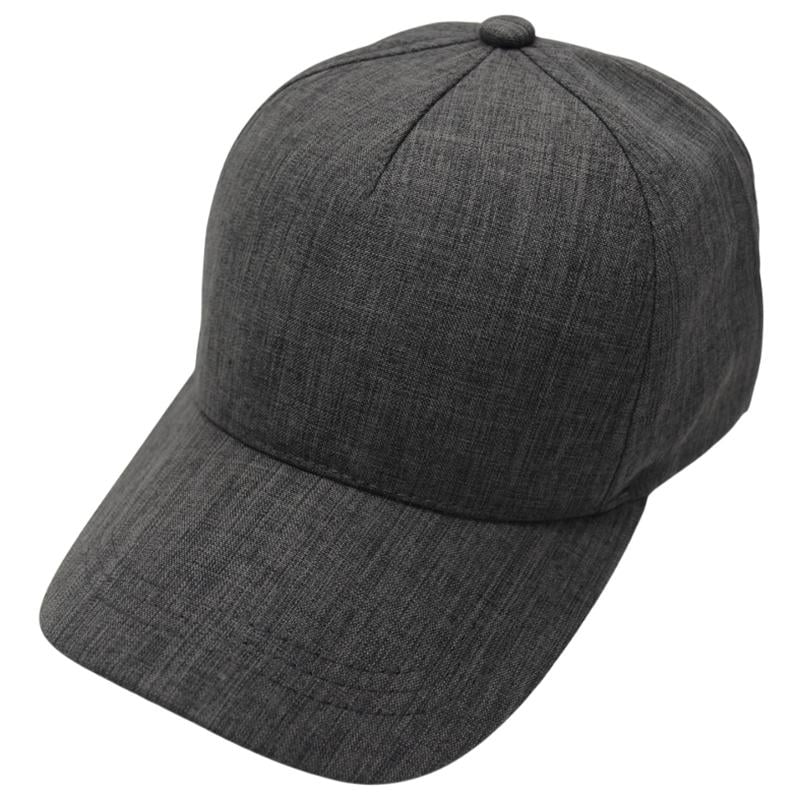 Бейсболка Alex BLH25801 летняя льняная L/р. 57-58 Черный меланжевый