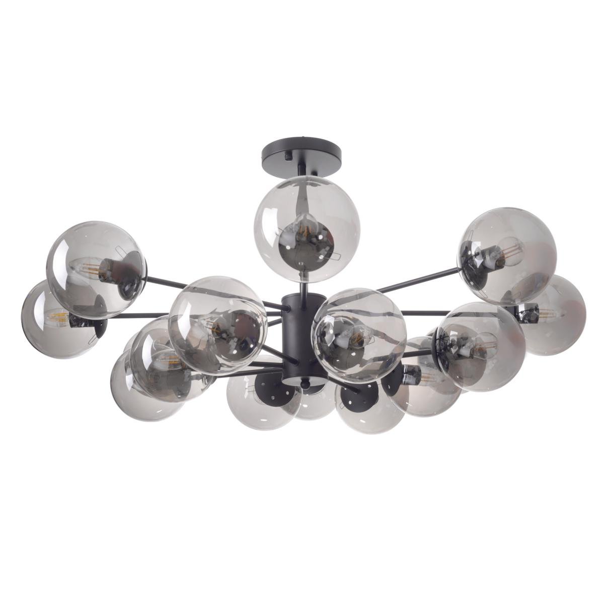 Люстра стельова BL-925С/16 E27 BK/G молекула лофт