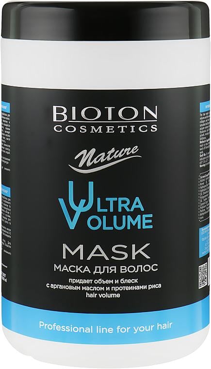 Маска Bioton Cosmetics Naturе Ultra Volume объем и блеск 1000 мл (12128)