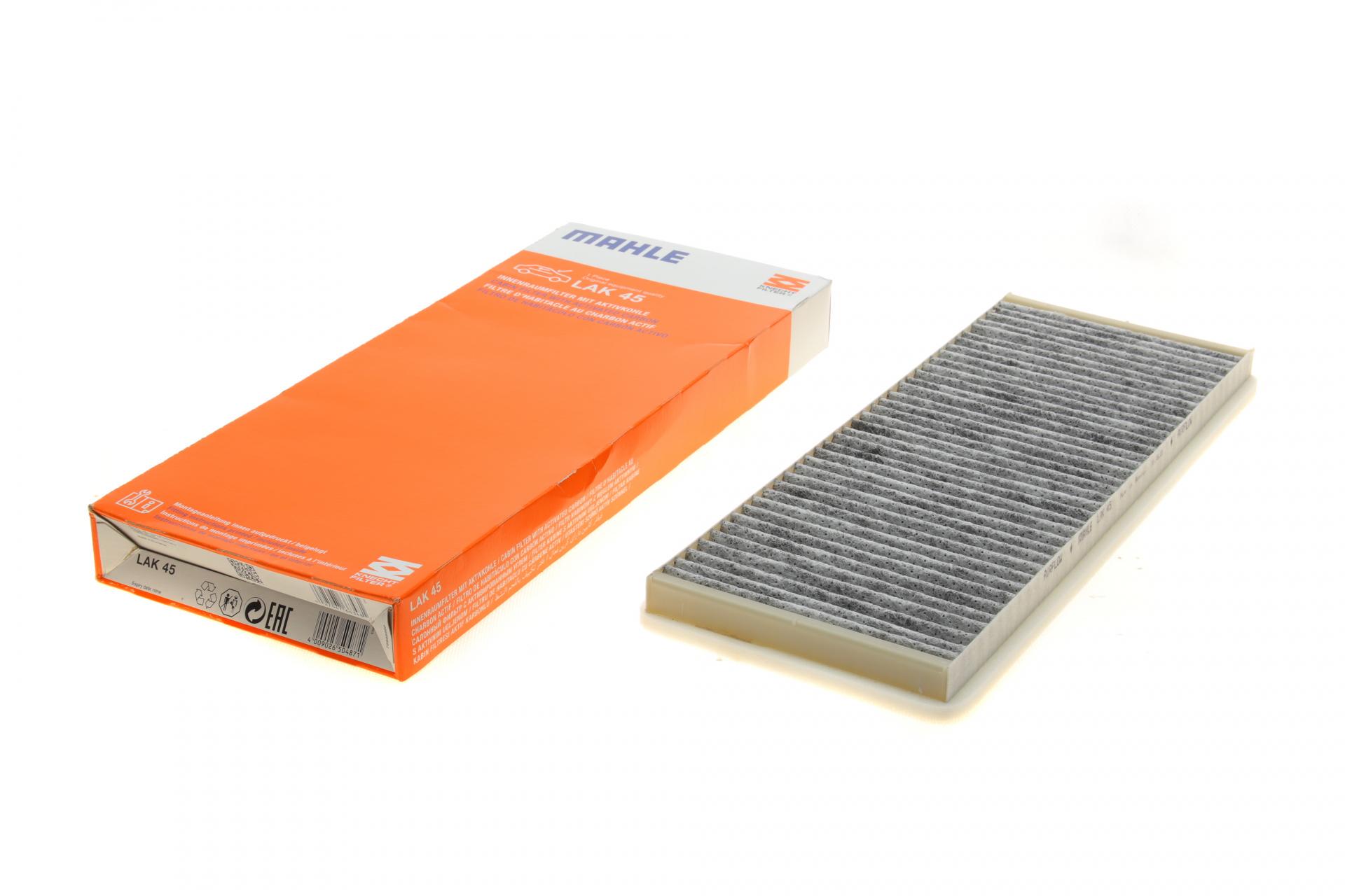 Фильтр салона KNECHT для VW Passat/Audi 80/A4/A6 97-05 угольный (LAK 45)