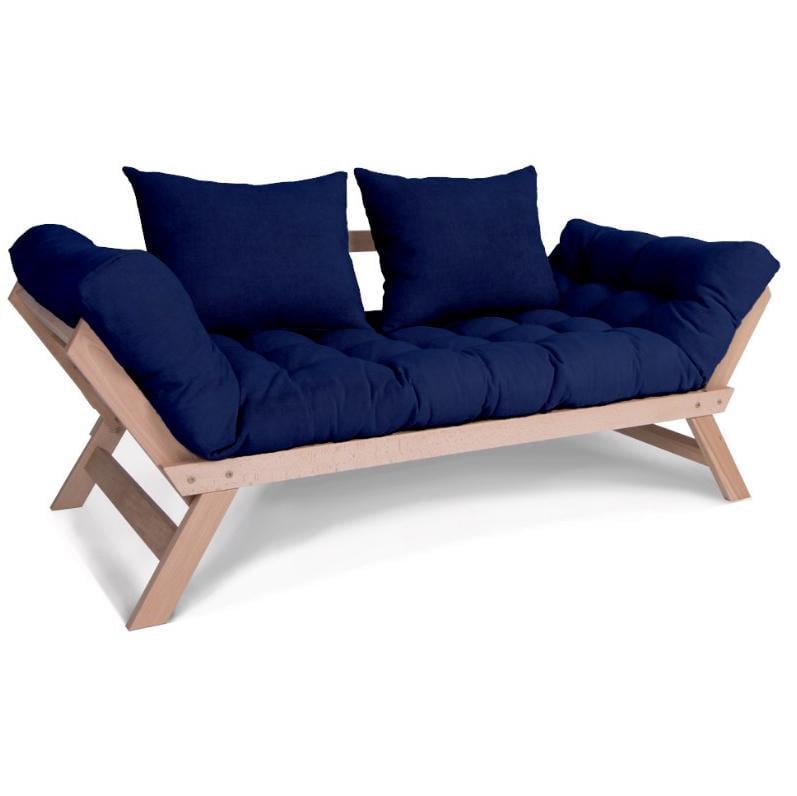 Диван-футон розкладний Woodman Allegro з масиву дерева Бук/Синій