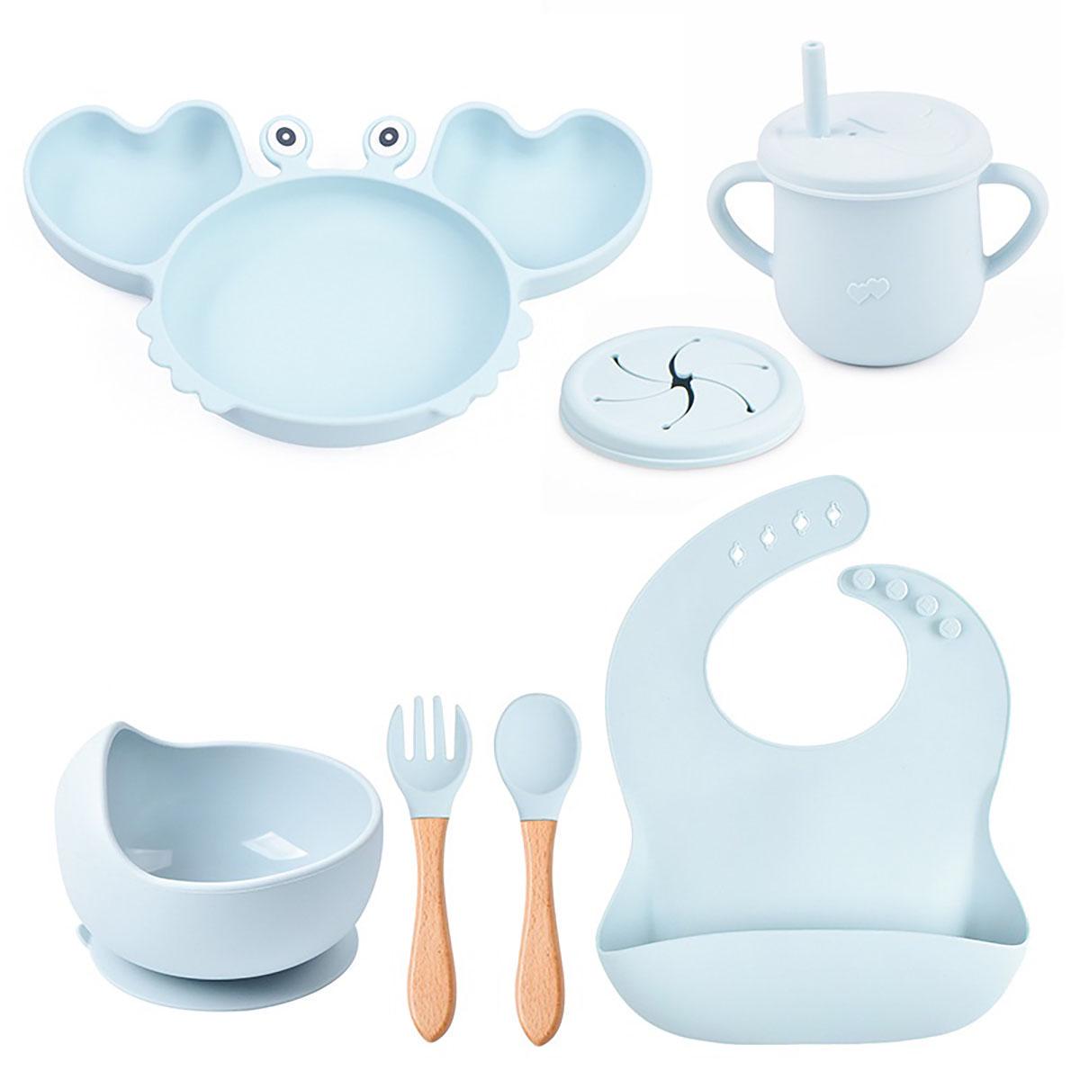 Набор детской посуды Краб KR Y5 дерево (62284) - фото 1 Набор детской посуды Краб KR Y5 дерево (62284) - фото 1