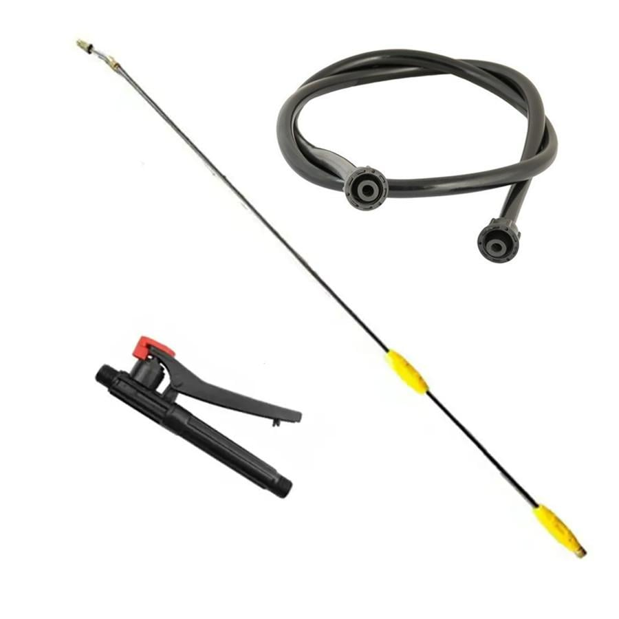 Штанга телескопическая для опрыскивателя усиленная с регулируемой длиной из нержавеющей стали и латуни 158-300 см Серебристо-желтый (11821js)