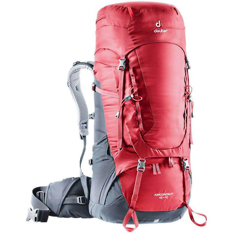 Рюкзак туристический Deuter Aircontact 45+10 л Cranberry/Graphite (33201195425)