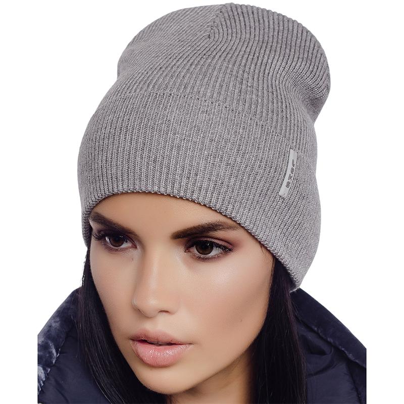 Шапка жіноча без підкладки Leks Спринт Ж one size Сірий меланж - фото 1 Шапка жіноча без підкладки Leks Спринт Ж one size Сірий меланж - фото 1