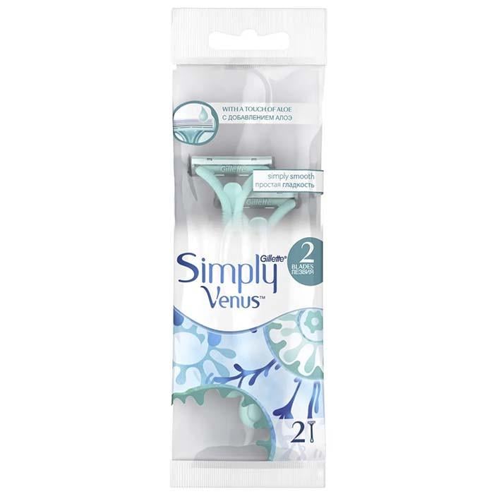 Станки для бритья Gillette Simply Venus 2 Lady 2 шт. (1752657434)