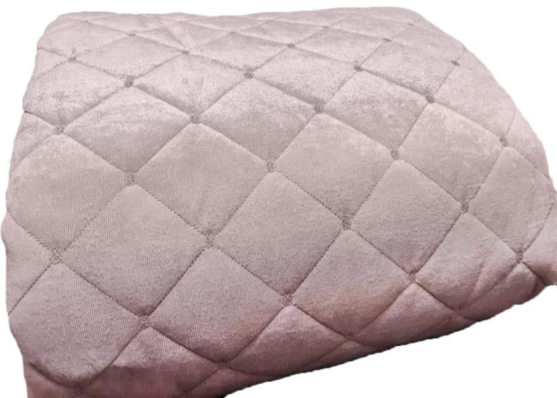 Покрывало Miss Bella Pudra велюровое с 2 наволочками 250х260см Покрывало Miss Bella Pudra велюровое с 2 наволочками 250х260см