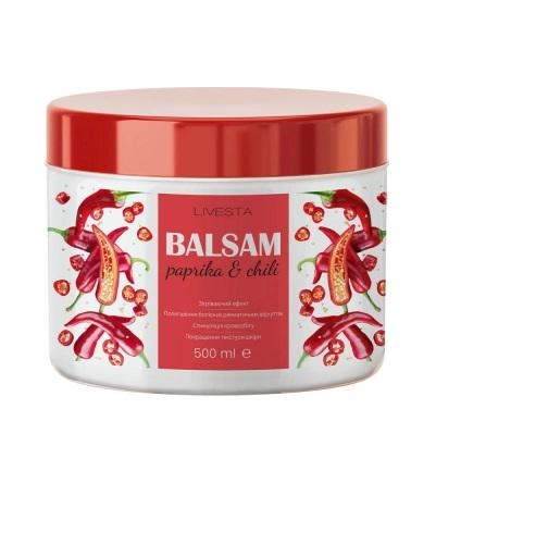 Бальзам для тіла Livesta з екстрактом червоного перцю та перцю чилі 500 мл (111901)