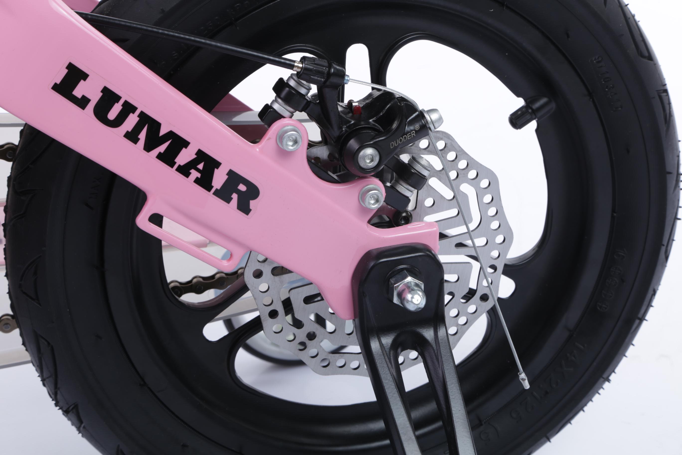Магнієвий дитячий велосипед LUMAR 18" Рожевий (1400) - фото 9 Магнієвий дитячий велосипед LUMAR 18" Рожевий (1400) - фото 9