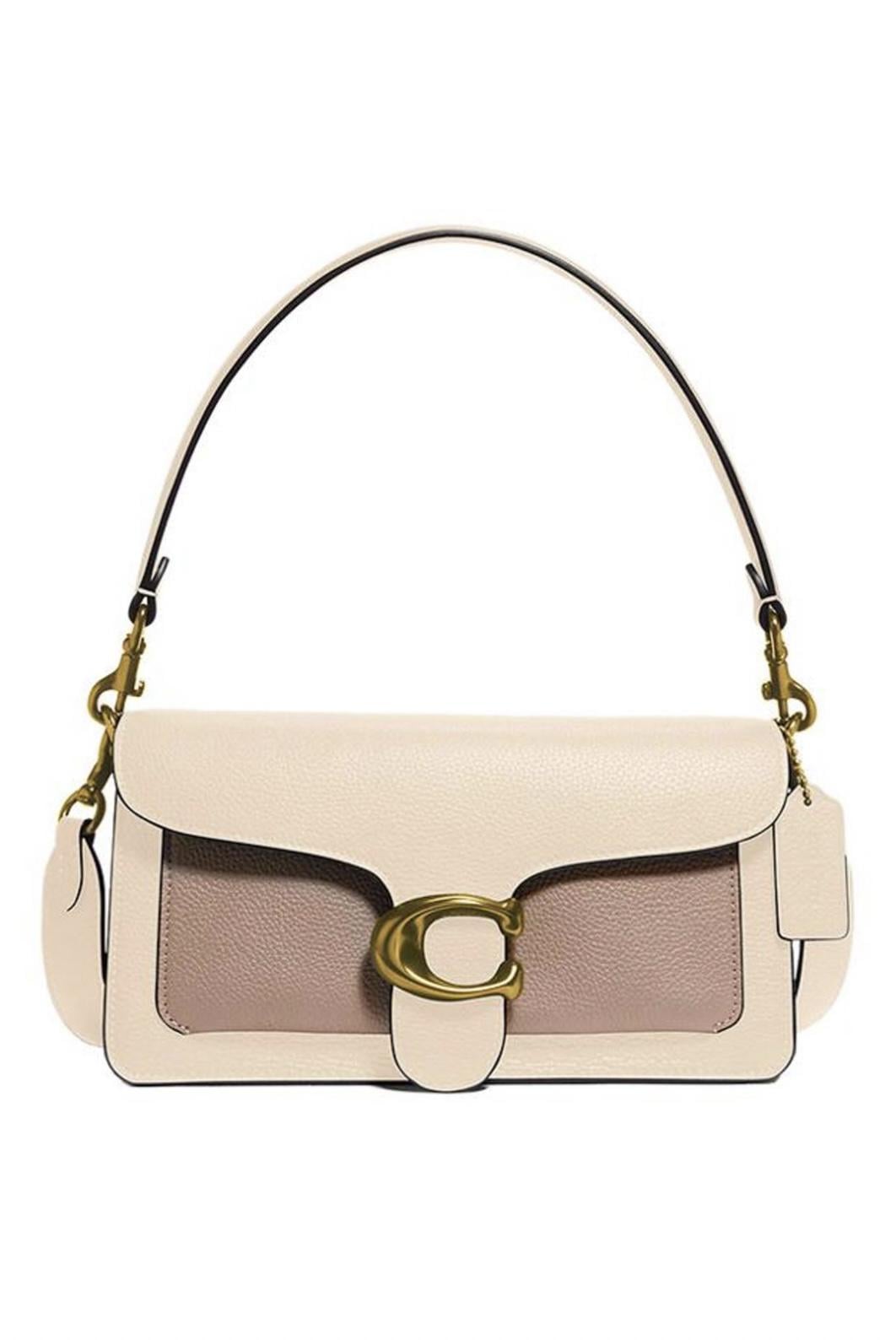 Сумка женская Coach Tabby Colorblock Ivory Taupe Multi 76105 (65336)