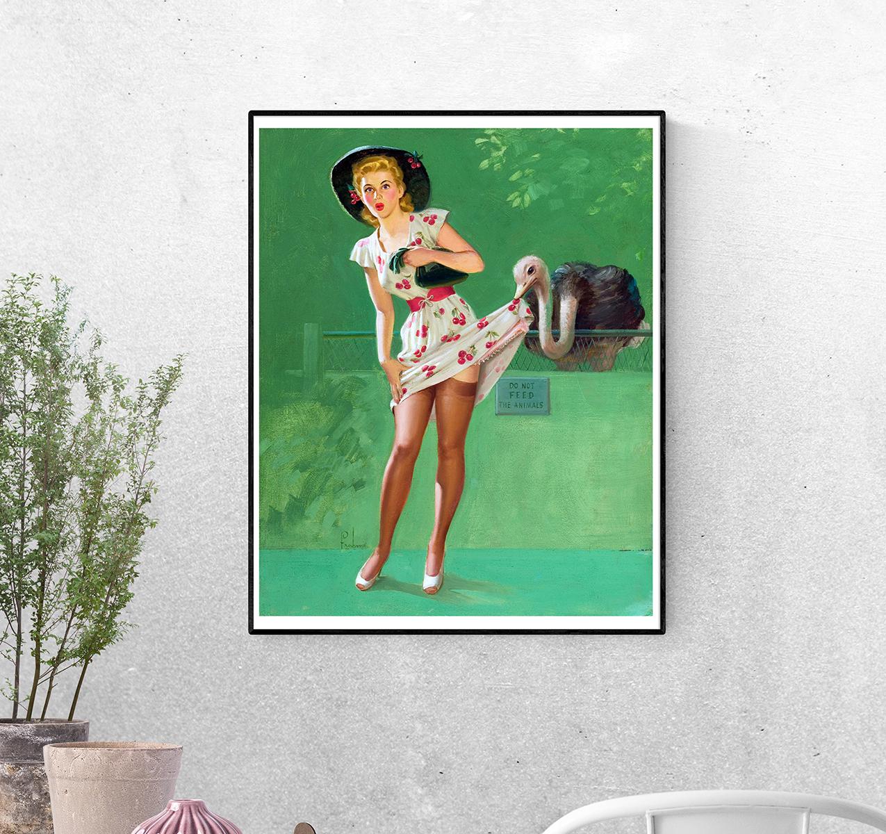 Постер Какой сюрприз. Арт Фрам формат А-4 (pin_up1725010_Poster)