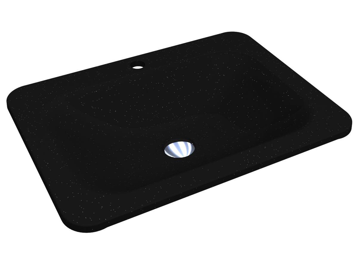 Умывальник Miraggio CALIFORNIA MIRASTONE матовый Черный (84066)