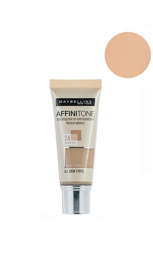 Тональний крем Maybelline New York Affinitone 24 Golden Beige (1103) - фото 1