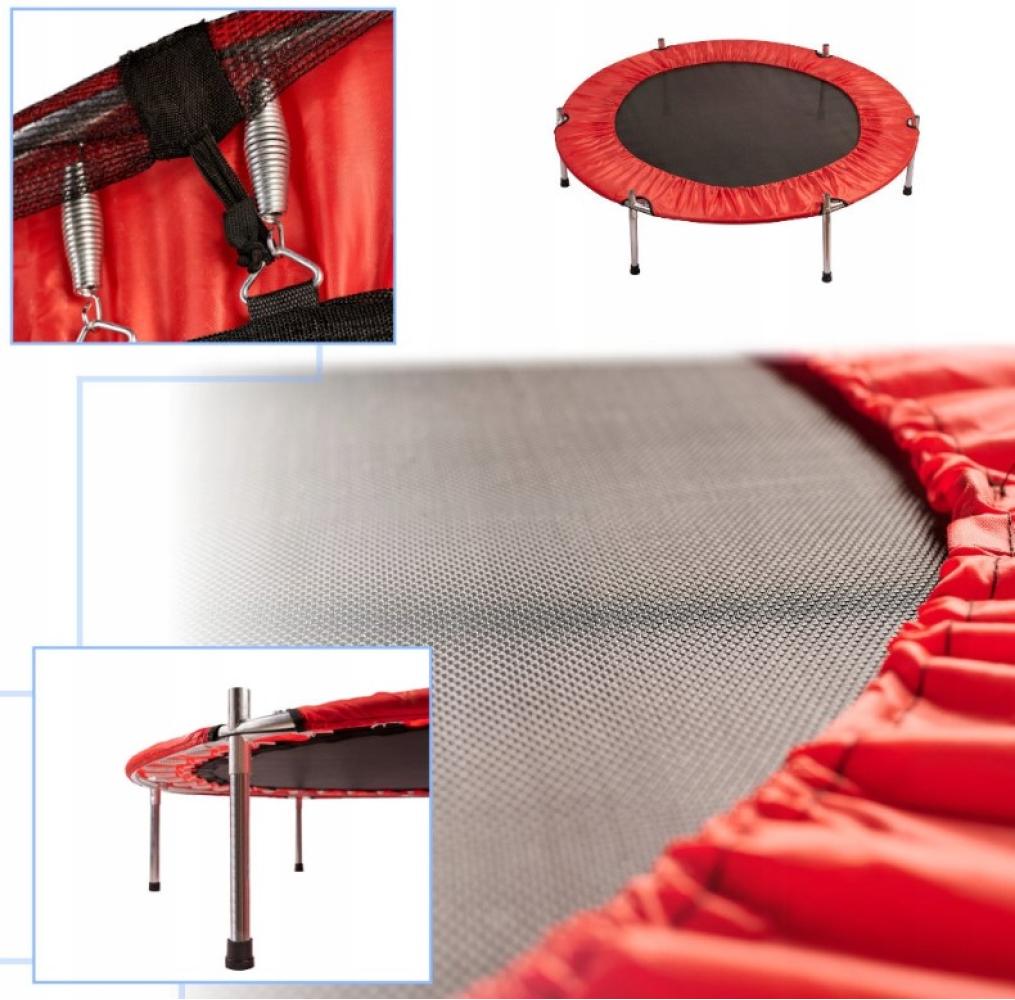 Батут детский Atleto с защитной сеткой на металлических опорах 140 см Красный (132-76-21000143) - фото 3 Батут детский Atleto с защитной сеткой на металлических опорах 140 см Красный (132-76-21000143) - фото 3