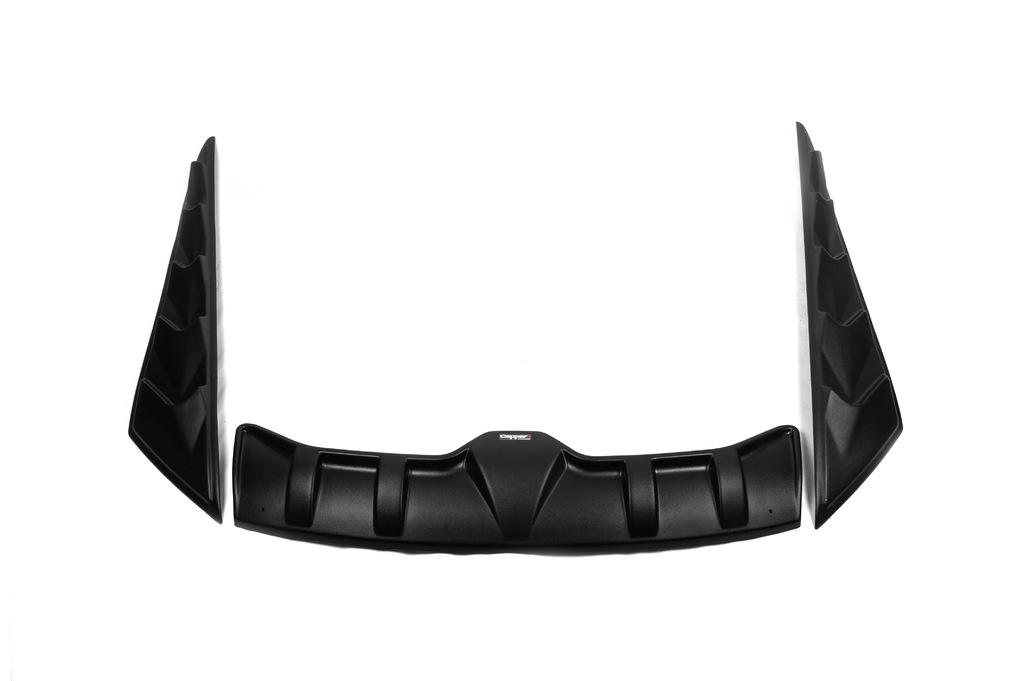 Комплект накладок на капот DRAGON EuroCap для Volkswagen Amarok 2010-2022 гг. abs-пластик Черный