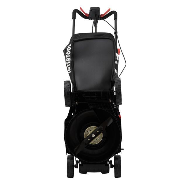 Газонокосарка електрична Storm Intertool 1,4 кВт 230 В 50 Гц 3300 об/хв ширина захвату 340 мм висота зрізу 30-80 мм контейнер 35 л (WT-2264) - фото 3 Газонокосарка електрична Storm Intertool 1,4 кВт 230 В 50 Гц 3300 об/хв ширина захвату 340 мм висота зрізу 30-80 мм контейнер 35 л (WT-2264) - фото 3