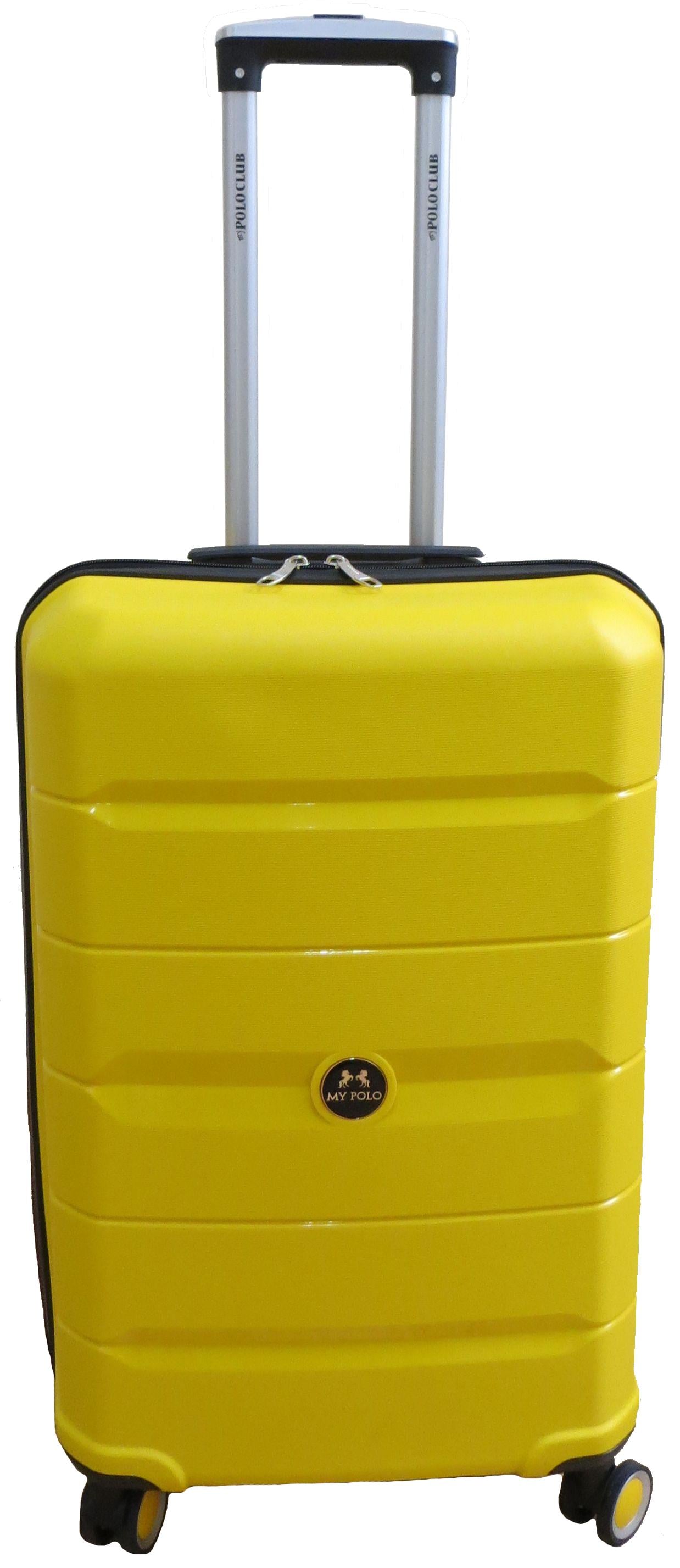 Валіза пластикова My Polo середня 60 л Жовтий (70c05 medium yellow)