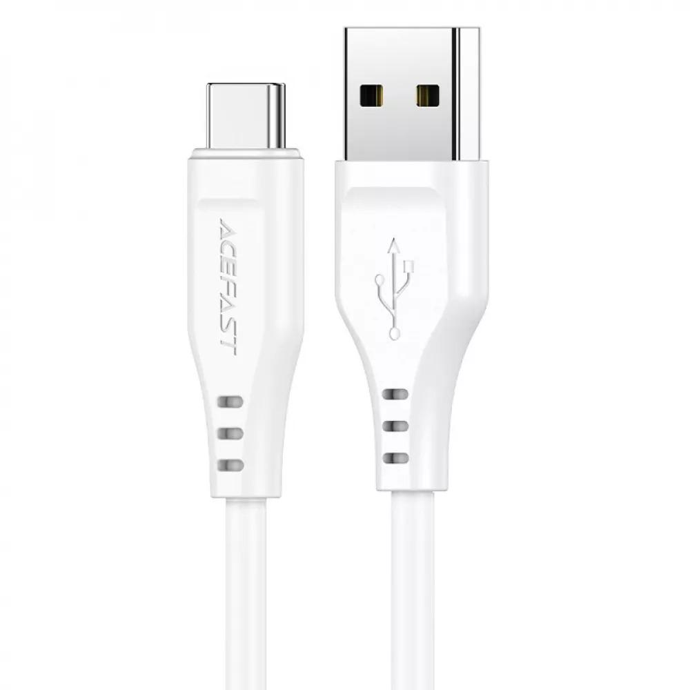 Кабель Acefast C3-04 USB to Type-C 3A 120 см White (544860) Кабель Acefast C3-04 USB to Type-C 3A 120 см White (544860)