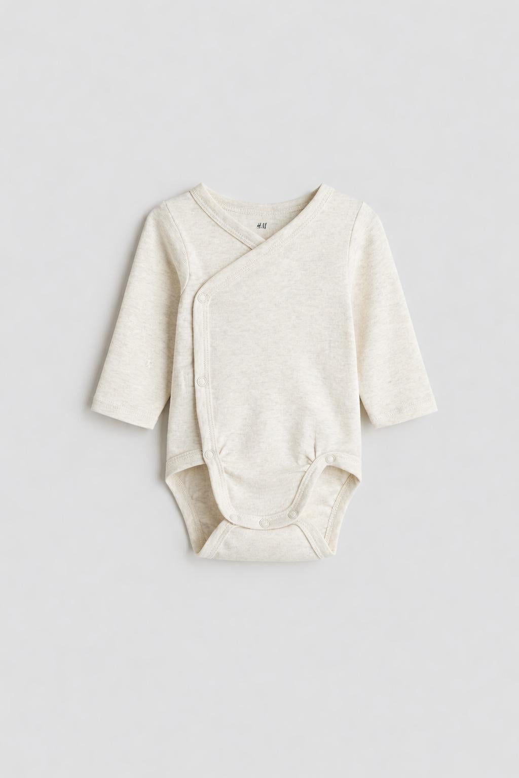Боди H&M 50 см Бежевый меланж (694298)