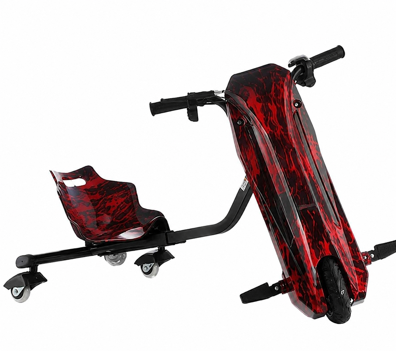 Дрифт-карт Windtech Crazy Bug 500W Красное пламя (ДК-500-36-52)