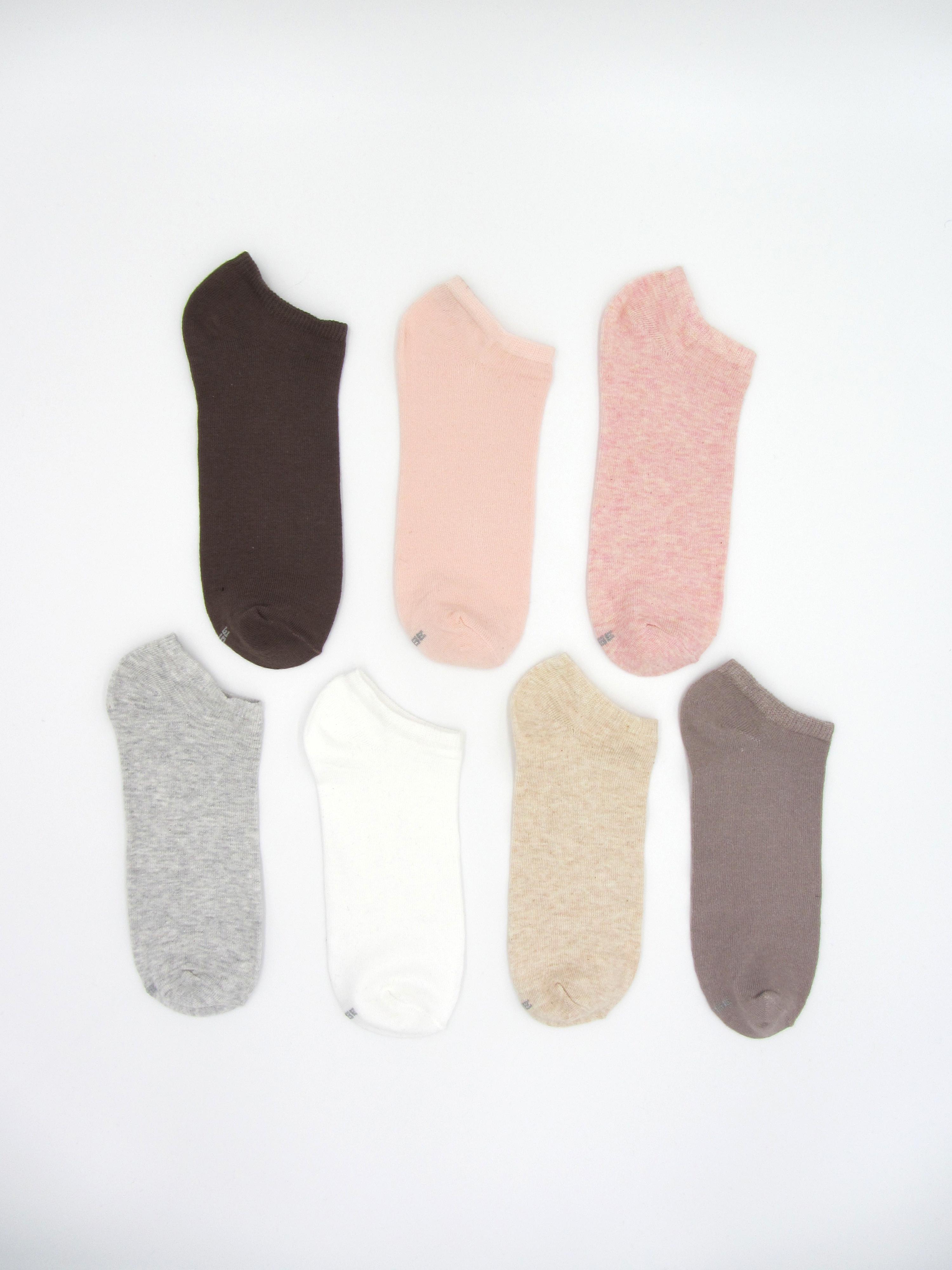 Носки C&A 7 пар р. 39-42 Бежевый/Розовый/Белый (13440807)